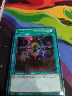 Yu-Gi-Oh TCG Magical Contract Door MVP1-EN020 1st Edition Ultra Rare Card NM - Image 1
