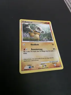 Pokemon TCG Cubone Legends Awakened Card 90/146 Reverse Holo Rare 2008 MP - Image 2