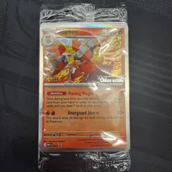 Pokemon Chaos Rising Staff Cards Sealed Set Of 4 - Image 1
