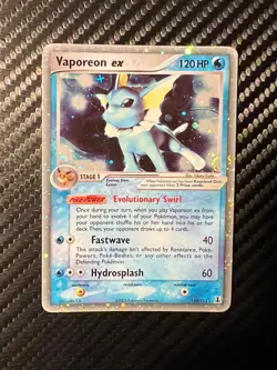 Vaporeon EX 110/113 - Ex Delta Species 2005 Holo Ultra Rare Pokemon Card TCG NM! - Image 1