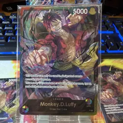 Monkey.D.Luffy (Release Event Leader) - One Piece TCG - English NM Promo SEALED - Image 1