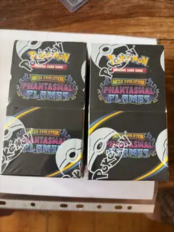 2 X Pokemon TCG Phantasmal Flames Half Booster Box 18-Pack English New Sealed - Image 1