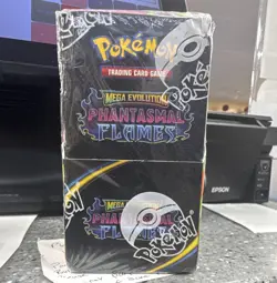 Pokemon TCG Mega Evolution Phantasmal Flames Sealed English Booster Box 2022 - Image 1