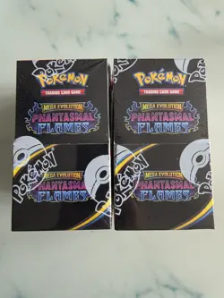 2 X Pokemon TCG Phantasmal Flames Half Booster Box 18-Pack English New Sealed - Image 1