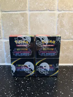 2 X Pokemon TCG Phantasmal Flames Half Booster Box 18-Pack English New Sealed - Image 1
