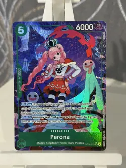 Perona OP14-033 Alt Art The Azure Sea's Seven One Piece TCG English - Image 1