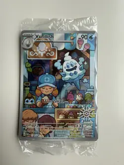 Pokemon Vanillish Holiday Snowflake Stamp SEALED PROMO Card 190/182 Pokemon Card - Image 1
