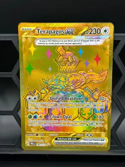 Terapagos ex 180/131 Holo Hyper Rare Prismatic Evolutions Pokemon Near Mint - Image 1