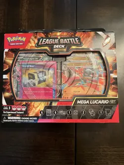 Pokemon TCG League Battle Deck Mega Lucario ex Starter Deck 60-Card - Image 1