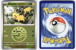 Pikachu (Friend Ball) 055/217 Ascended Heroes Near Mint Common Reverse Holo - Image 3