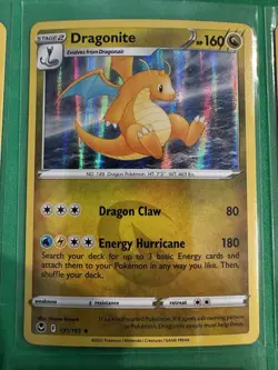 Pokemon Dragonite Evolution Lot Dragonite Holo Reverse Holo Dratini Dragonair - Image 2