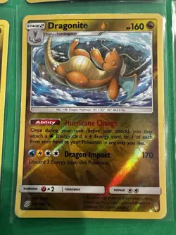 Pokemon Dragonite Evolution Lot Dragonite Holo Reverse Holo Dratini Dragonair - Image 3