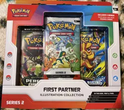 Pokemon TCG First Partner Illustration Collection Box Series 2 Sealed New DENTS! - Image 4