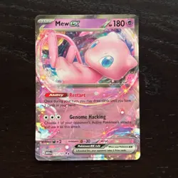 Mew ex 151/165 Pokemon 151 Scarlet & Violet Double Rare Holo NM - Image 1