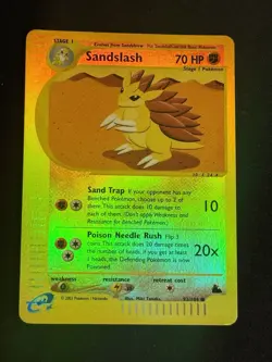 Sandslash - 93/144 - Pokemon Skyridge Reverse Holo Rare Card - Image 1