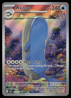 Pokemon TCG Journey Together Wailord 162/159 - Image 1