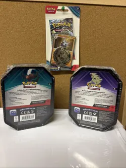 Pokemon Bundle- TCG Darkrai Tin, TCG Tyranitar Tin, Scarlet & Violet Booster - Image 2