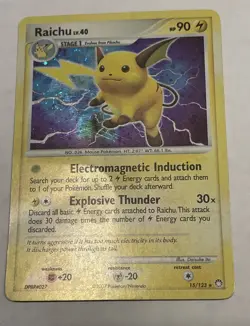 Raichu 15/123 Holo Rare Mysterious Treasures Pokemon Holo - Image 1