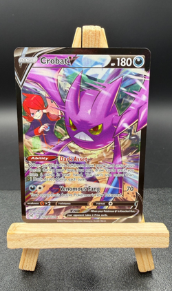 Pokemon TCG English Card Lost Origin Trainer Crobat V VMAX TG20/TG30 - Image 1