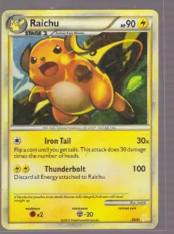 Raichu (#30 Holo) - HGSS Trainer Kit: Gyarados & Raichu (PR) 30/30 2010 Pokemon - Image 1