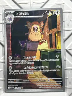 Raticate 099/088 ME03: Perfect Order Illustration Rare Pokemon TCG NM - Image 2
