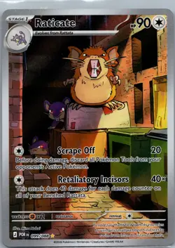 Raticate 099/088 Perfect Order Pokemon TCG Holo Illustration Rare NM - Image 1