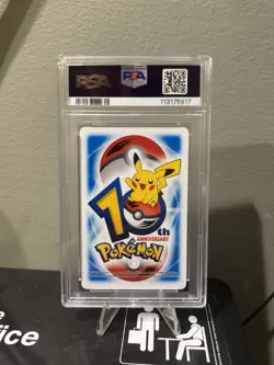 2006 Pokemon Center 10th Anniv. Houndoom & Houndour Playing Card PSA 9 - Image 3