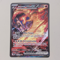 Team Rocket's Moltres ex 229/182 Sv10 Destined Rivals SIR Full Art Holo - Image 1