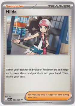 Hilda 084/086 White Flare NM – Pokemon TCG - Image 1