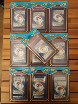 ( 10 lot ) Pokemon Trading Cards Game Mystery Packs 10 Cards Look For Chase Foil - Image 1