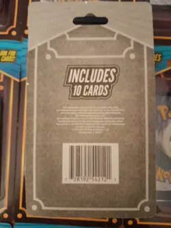 ( 10 lot ) Pokemon Trading Cards Game Mystery Packs 10 Cards Look For Chase Foil - Image 2