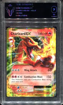 Charizard EX 12/108 TCG 7 NM XY Evolutions Pokemon Card - Image 1