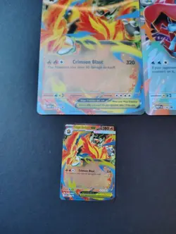 Pokemon TCG Mega Evolution Ascended Heroes 3x Jumbo Lenticular + 3x ex Promo NM - Image 2