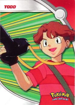 #HV3 Todd the Photographer - Topps Pokemon Heroes & Villians Blue Logo - Image 1