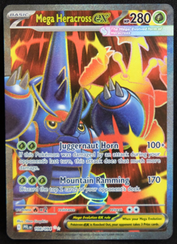 Mega Heracross ex #108/94 - Phantasmal Flames - Pokemon TCG English - NM - Image 1