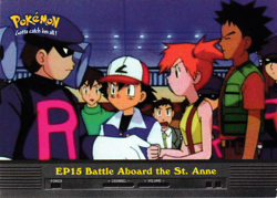 #EP15 Battle Aboard the St. Anne - Topps Pokemon Series 2 - Blue Logo - Image 1