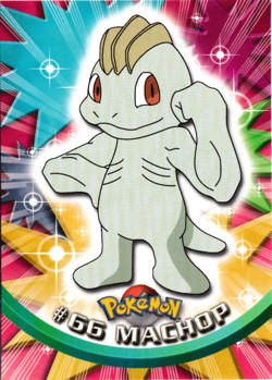 Machop 66 - Topps Pokemon Series 1 MP - Image 1