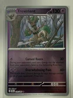 Pokemon TREVENANT 039/086 - Chaos Rising - RARE Rev Holo - MINT - Image 1