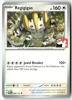 Regigigas [ - 086/131] Uncommon Prize Pack Series Cards EN NM - Image 1