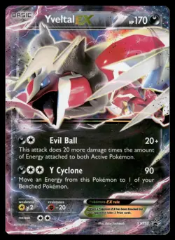 Yveltal EX (Shiny) XY150 Holo Promo XY Promo Pokemon Lightly Played - Image 1