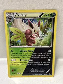 Pokemon XY Steam Siege 11/114 Holo Rare Shiftry FREE SHIPPING - Image 2
