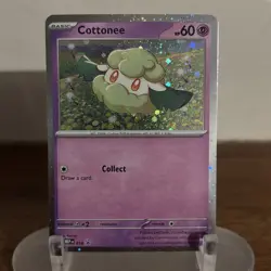 2025 POKEMON COTTONEE MEP018 MEGA EVOLUTION PROMO BLISTER COSMOS HOLO NM - Image 1