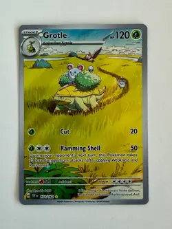 Pokemon Grotle 164/162 Temporal Forces Illustration Rare Card NM - Image 1