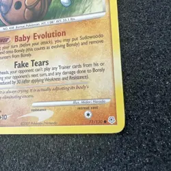 Pokemon TCG Bonsly Card 71/130 Diamond & Pearl - Image 4