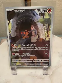 Torkoal 172/167 Sv06: Twilight Masquerade Holo IR Pokemon TCG English - Image 1