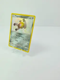 Pokemon Hidden Fates: Shiny Vault Magnemite. Shiny Holo Rare SV27/SV94 NM - Image 2