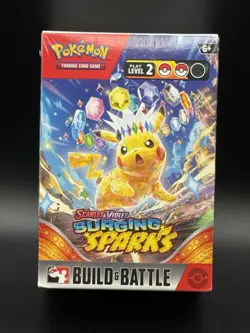 Pokemon Scarlet and Violet Surging Sparks Build and Battle Box [SV08] Sealed - Image 1