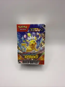 Pokemon Scarlet and Violet Surging Sparks Build and Battle Box [SV08] Sealed - Image 1