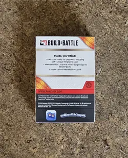 New Sealed Pokemon Scarlet and Violet Surging Sparks Build and Battle Box - Image 2