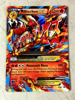 M Blaziken EX Black Star Promo XY86 Ultra Holo Rare LP Pokemon TCG Card - Image 1
